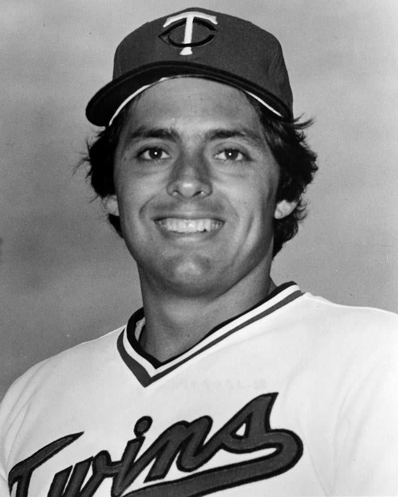 Head and shoulders portrait of Roy Smalley in Twins uniform